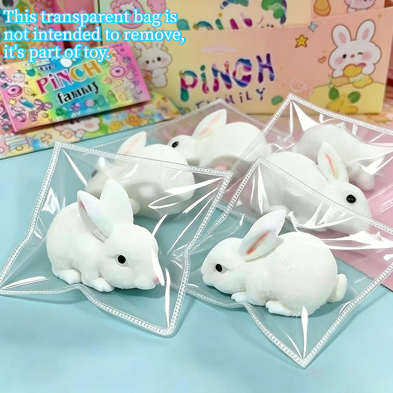1/2/3PCS Fluffy White Rabbit S - Kids Toys Easter ulasan dan harga